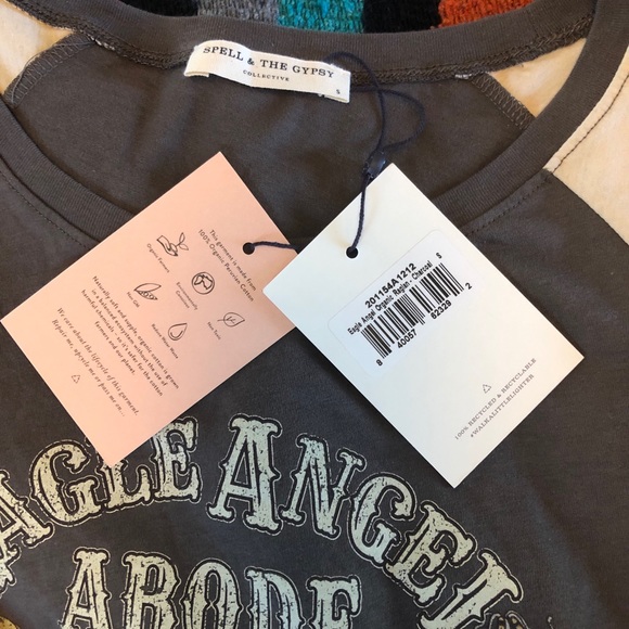 Spell & the Gypsy Collective EagleAngel Baseball T - Picture 4 of 7